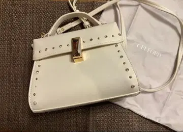 CELFORD 뤼탕 비쥬 스터드 미니백 아이보리 핸드백