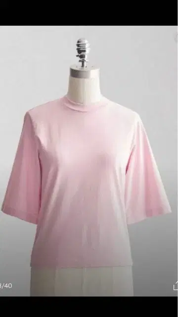 로에프 핑크 반팔 T셔츠