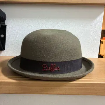 Duffer 올리브 그린 펠트 햇