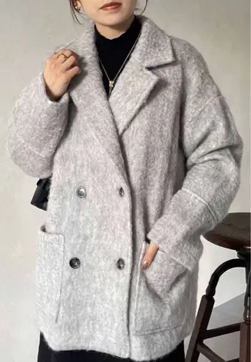 Thevon 샤기 P 코트