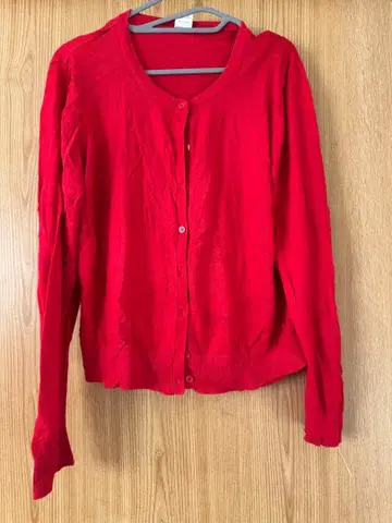 Faded Glory 레드 가디건 XL