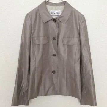 엘르미다 | 싱글 브레스 테일러드 자켓 [ 9 ] 울 실크 광택감