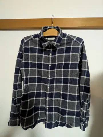 SHIPS 플란넬 셔츠 네이비 그레이