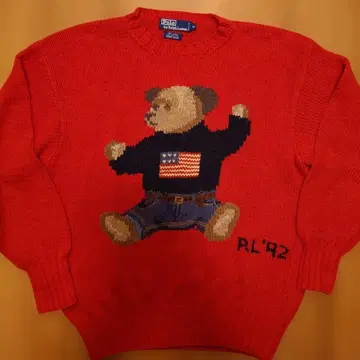랄프 로렌 곰 스웨터