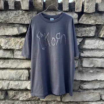 00s Y2K KORN vintage SKULL 티셔츠 2XL
