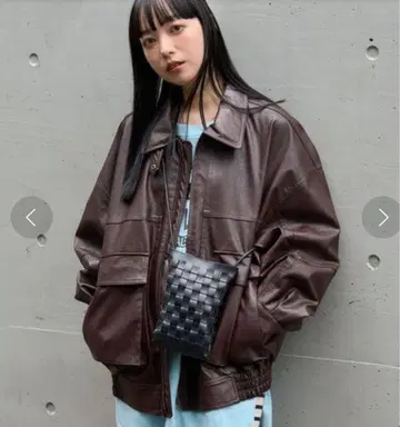 FREAK'S STORE 페이크 가죽 자켓