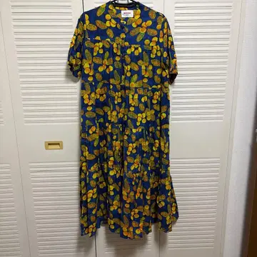 manana suerte 꽃무늬 반팔 롱 원피스