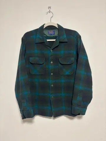 60년대 Pendleton 보드 울 셔츠