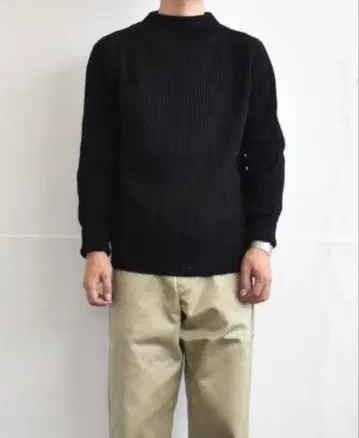 ANDERSEN-ANDERSEN 크루넥 니트 S 블랙