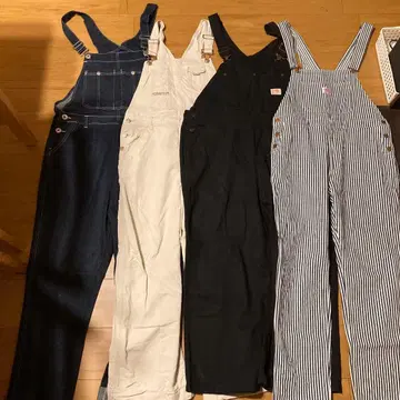 멜빵 오버롤 4점 일괄