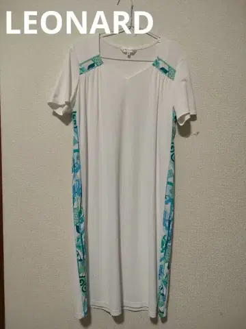 b26 B LEONARD 레오나르 반팔 원피스 44