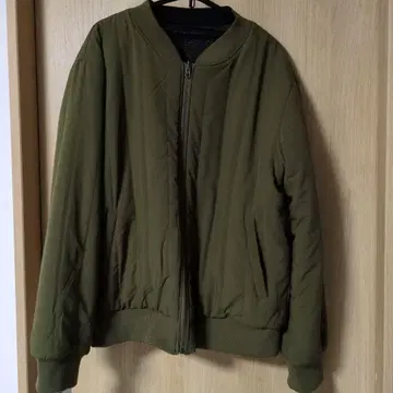 어반 리서치 리버서블 MA-1 스타일 올리브 그린 자켓