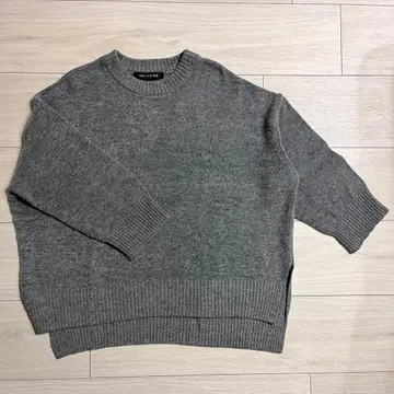 미즈이로 인드 와이드 니트 크루넥