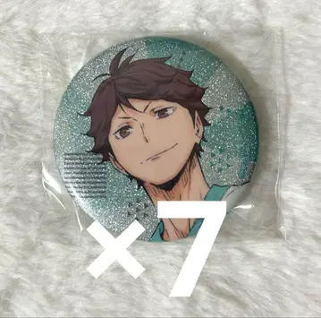 오이카와 토오루 라메키라 캔뱃지 글리터 하이큐