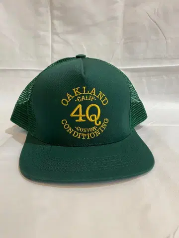 4Q CONDITIONING 메쉬 캡 USA 새상품급 Green