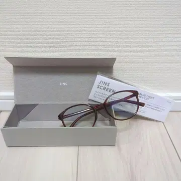 [새상품급] JINS SCREEN 블루라이트 차단 안경 40% 도수 없음