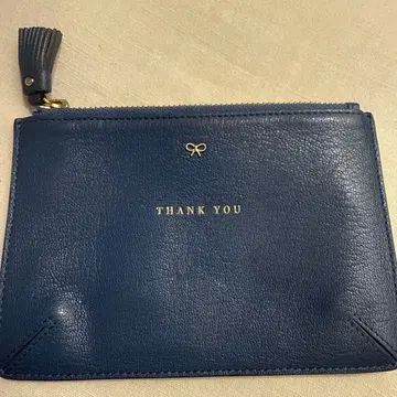 ANYA HINDMARCH 블루 파우치