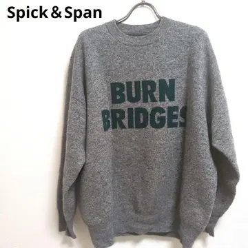 Spick & Span 스웨터 더블 자카드 로고 니트