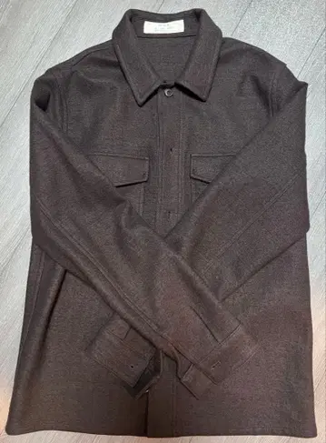 ZARA ORIGINS 울 셔츠 자켓 브라운 L 사이즈