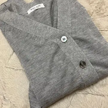 SALON adam et rope 브라이트 시어 가디건