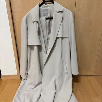 LEPSIM 라이트 베이지 롱 코트