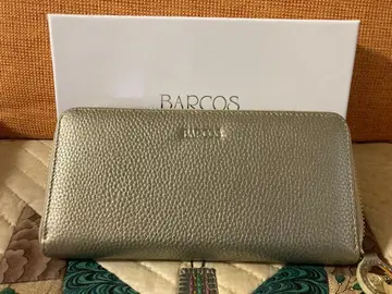 미사용품 BACOS 장지갑 금. 그린. 개운 컬러