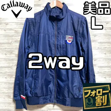[ 팔로우 할인 ] 새상품급 캘러웨이 나일론 자켓 2way 남성용 L