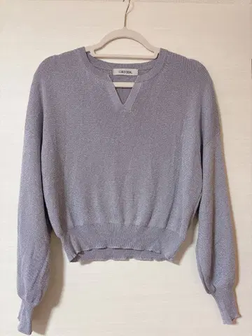 COCO DEAL 라메 레이온 상의 M 사이즈