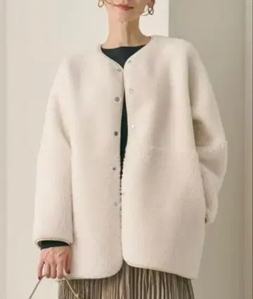 BEAUTY&YOUTH 보아 페이크 무스탕 리버서블 자켓