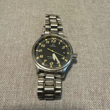 OMEGA 자동 와인딩 손목시계 블랙