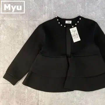 [ 택 포함 새상품 ] Myu 노카라 블랙 자켓 [ FREE ]