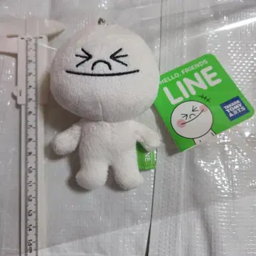 LINE 캐릭터 문 봉제 인형 키링 약 10cm