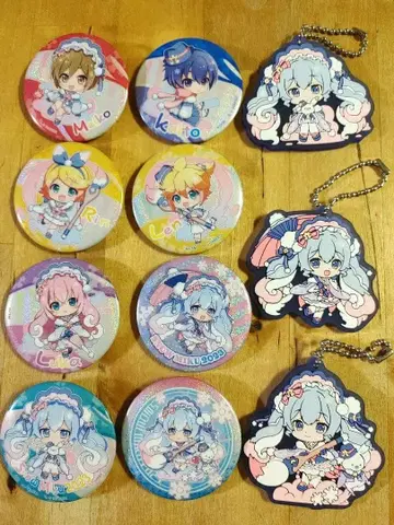 유키 미쿠 아소토 2023 캔뱃지 러버 스트랩 컴플리트