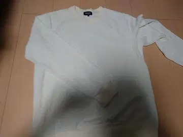 rattletrap 아이보리 리브 긴팔 스웨터