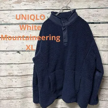 [ UNIQLO ] 화이트 마운티니어링 콜라보 하프 지퍼