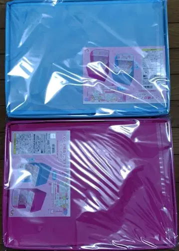스미코구라시 소꿉놀이 수납 박스 핑크 블루 2종 세트