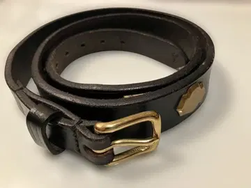 새상품급! MARTIN FAIZEY 메탈 장식 가죽 벨트