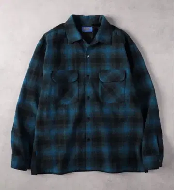 FJ 감수 옴브레 보드 셔츠 백넘버 펜들턴