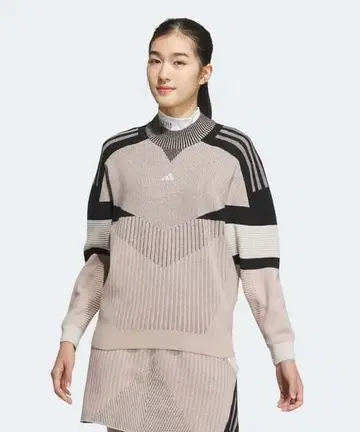 adidas 아카이브 그래픽 모크넥 긴팔 스웨터 택 포함