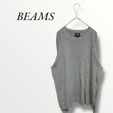 BEAMS 빔즈 니트 스웨터 그레이
