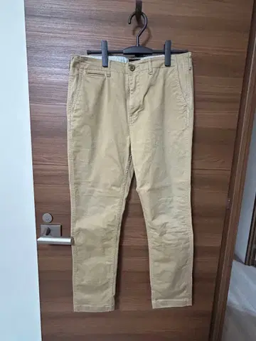 빔즈 팬츠 남성용 L 사이즈 베이지