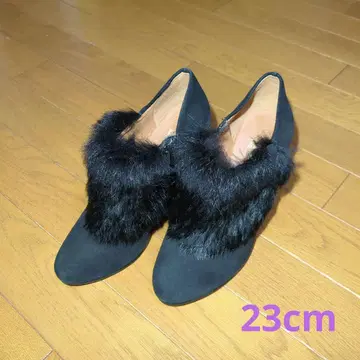 ANNA SUI 퍼 힐 펌프스 23cm