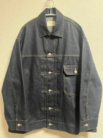 beautiful people 오버 사이즈 데님 자켓 T백