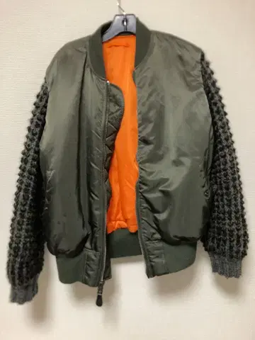 올리브 그린 MA-1 자켓