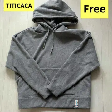 TITICACA 티티카카 후드티 트레이닝복 속기모 그레이 프리