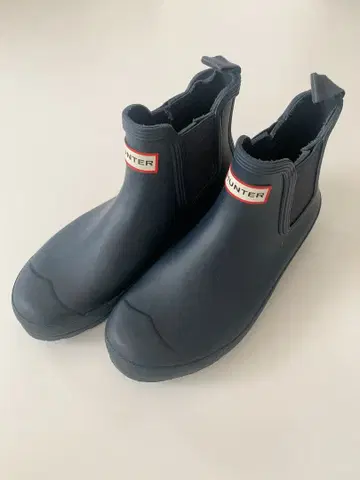 HUNTER 헌터 레인부츠 네이비