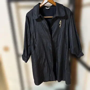 MAISON DE TERU 블랙 롱 코트 F 사이즈