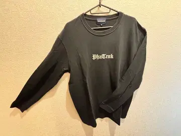 PHATrNK 블랙 긴팔 티셔츠 XL