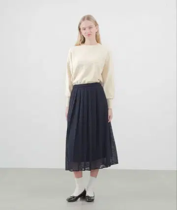 MACKINTOSH PHILOSOPHY 레이스 플리츠 스커트