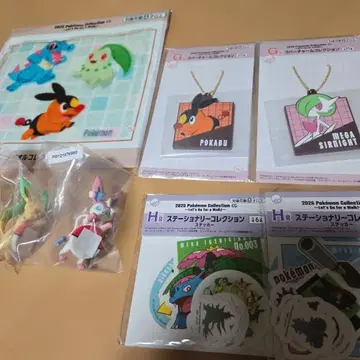 제일복권 포켓몬 F상 길거리 챠라링 프렌즈 타월 스티커 참